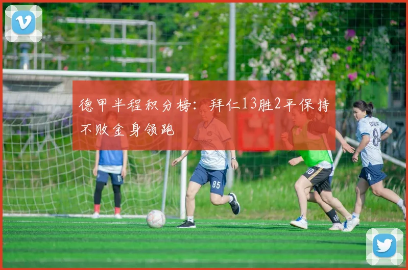 德甲半程积分榜：拜仁13胜2平保持不败金身领跑